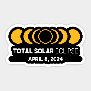 Total Solar Eclipse 2024 Sticker